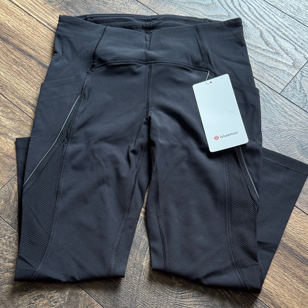 lululemon athletica run off route MR crop 21”